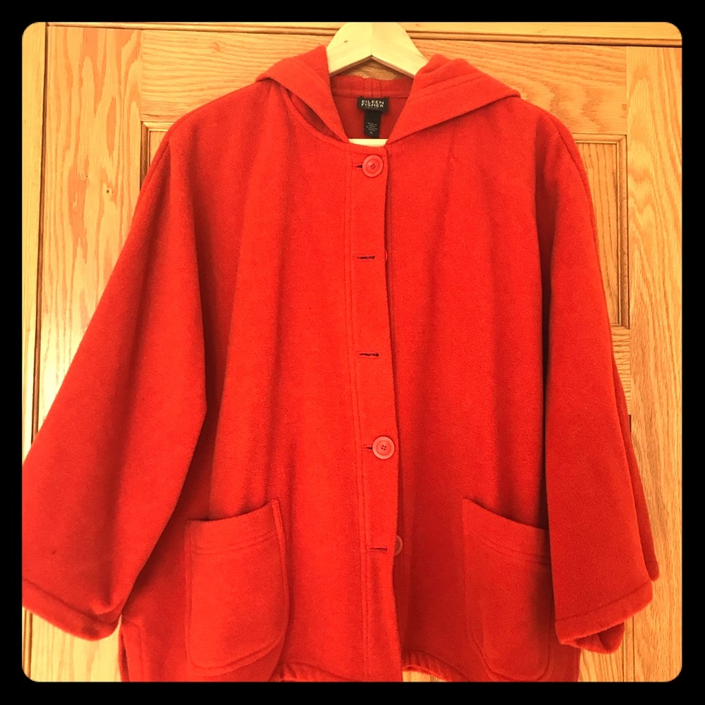 Eileen Fischer boiled wool jacket